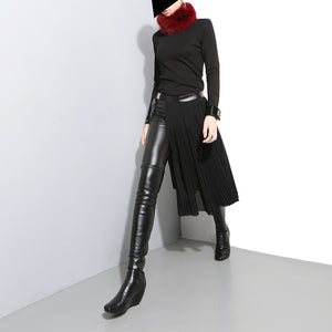 Pleated  Half-body Skirt