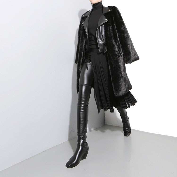 Pleated  Half-body Skirt