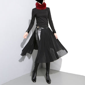 Pleated  Half-body Skirt