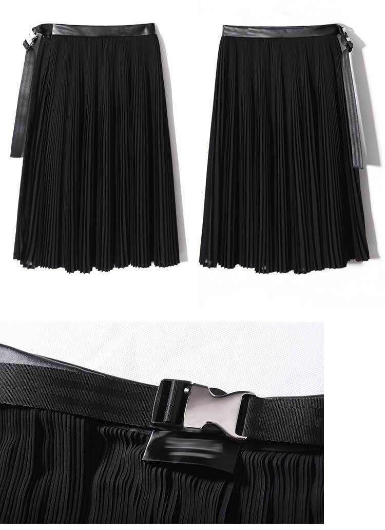 Pleated  Half-body Skirt