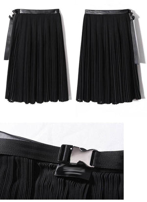 Pleated  Half-body Skirt