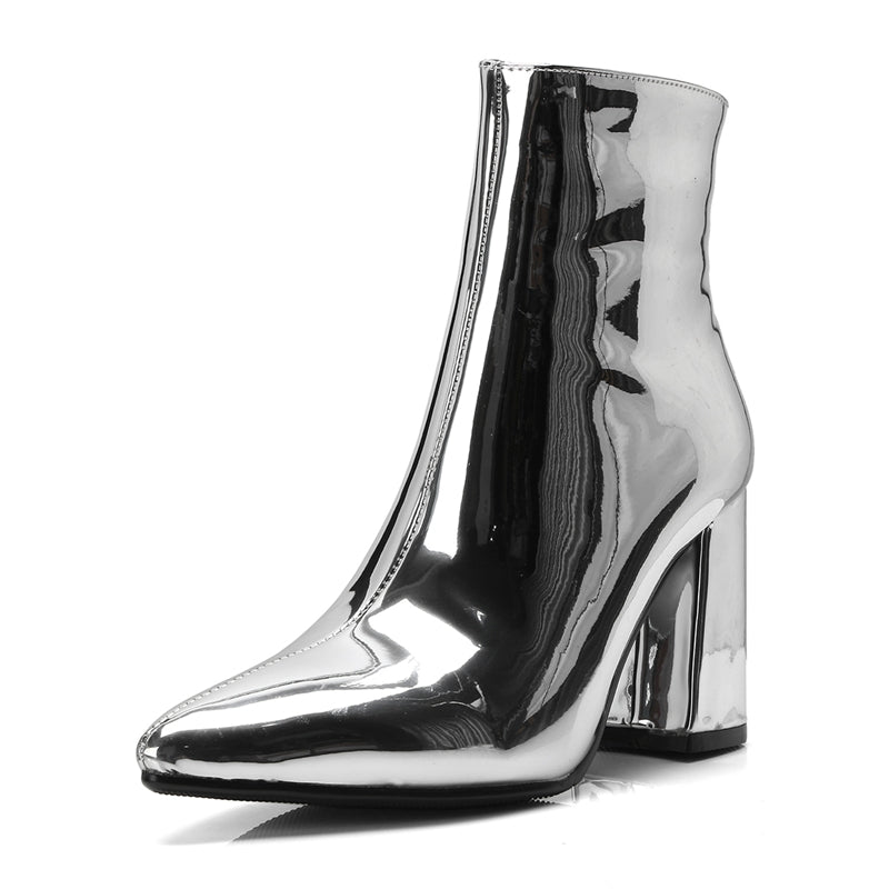 Mirror Metallic boot