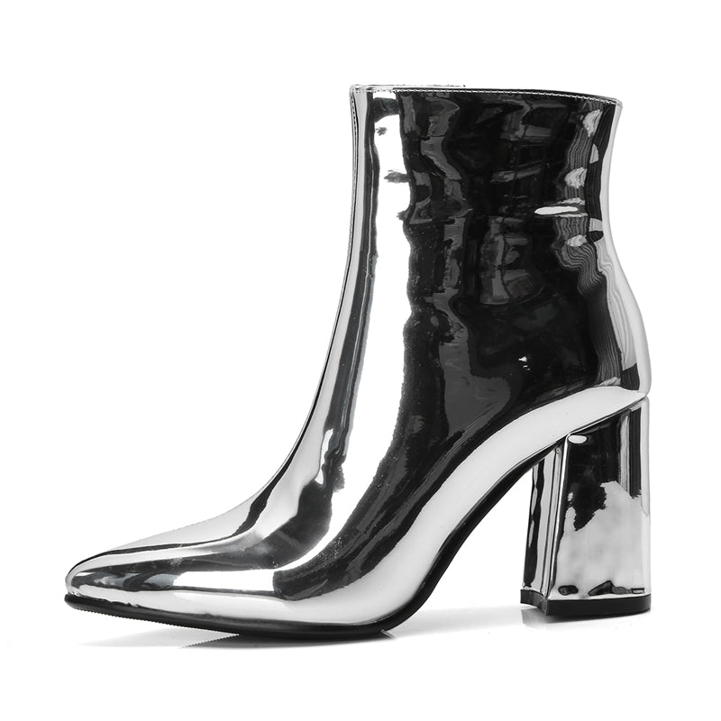 Mirror Metallic boot