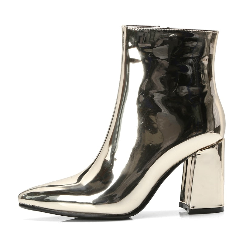 Mirror Metallic boot