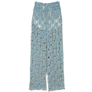 Retro Hole  Loose  Denim Pants