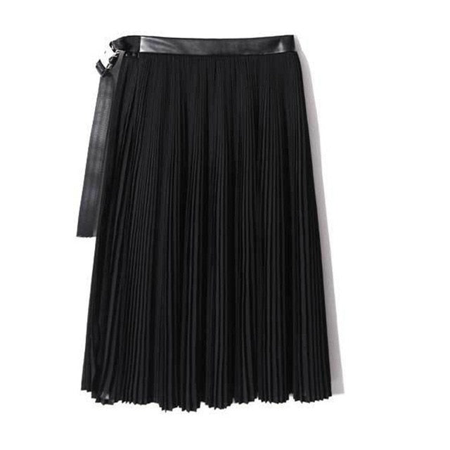Pleated  Half-body Skirt