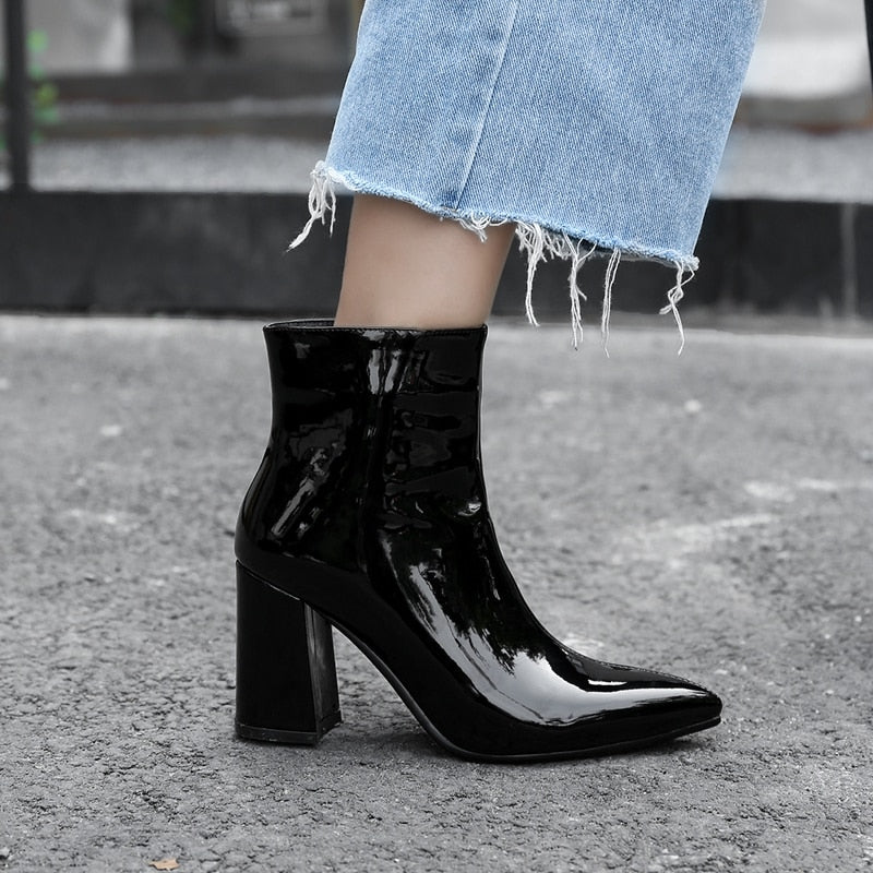 Mirror Metallic boot